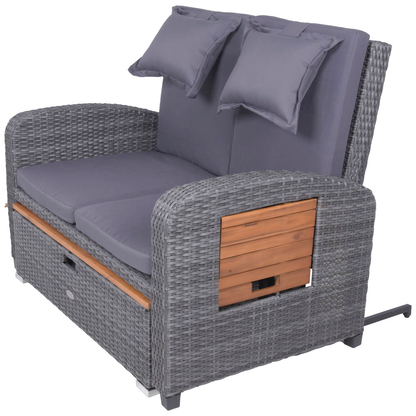 Artikelbild 11 für Garden Pleasure Sonnenliege BARI anthrazit Stahl, Artikelnummer 543993