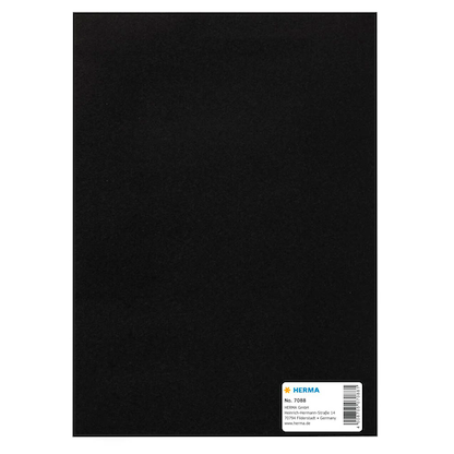 Artikelbild 3 für HERMA Heftumschlag glatt schwarz Papier DIN A5, 1 St., Artikelnummer 608269