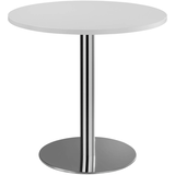 Artikelbild 1 für HAMMERBACHER Bistrotisch rund Spanplatte lichtgrau 80,0 x 80,0 x 74,5 cm, 1 St., Artikelnummer 196562