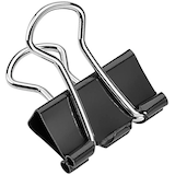 Artikelbild 1 für MAUL Foldbackklammern schwarz 1,3 cm, 12 St., Artikelnummer 242727