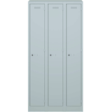 Artikelbild 1 für BISLEY Spind lichtgrau PL3050T1645, 3 Schließfächer 90,0 x 50,0 x 180,0 cm, Artikelnummer 767321