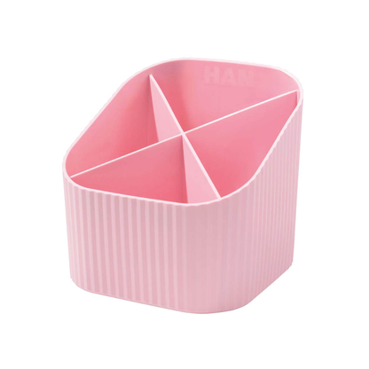 Artikelbild 2 für HAN Stiftehalter X-LOOP pastellrosa Kunststoff 4 Fächer 11,1 x 11,1 x 10,5 cm, Artikelnummer 372499