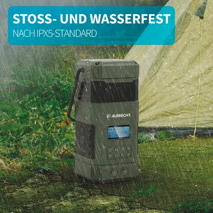 Artikelbild 4 für Albrecht DR 114 Outdoor Radio grau, Artikelnummer 458057