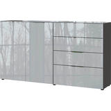 Artikelbild 1 für GERMANIA Sideboard Oakland, 3698-587 grafit, silber 184,0 x 42,0 x 102,0 cm, 1 St., Artikelnummer 648996