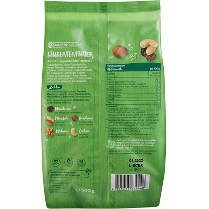 Artikelbild 4 für GENUSS PLUS STUDENTENFUTTER 500,0 g, Artikelnummer 667442