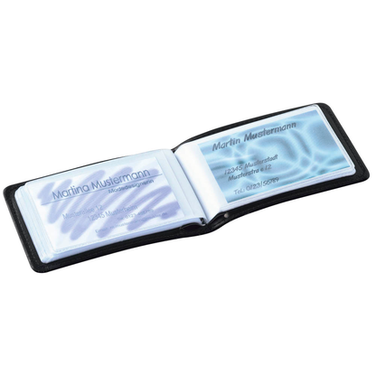 Artikelbild 3 für SIGEL Visitenkartenmäppchen schwarz, für bis zu 40 Visitenkarten, Artikelnummer 460527