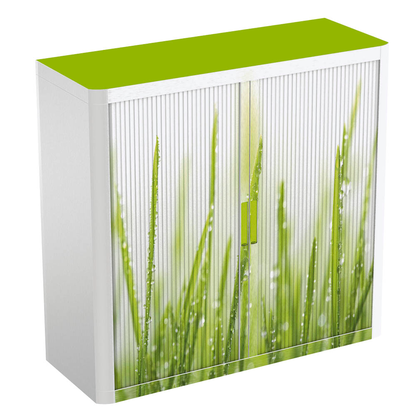 Artikelbild für PAPERFLOW easyOffice Rollladenschrank Gras ohne Fachböden 110,0 x 41,5 x 104,0 cm, Artikelnummer 136825