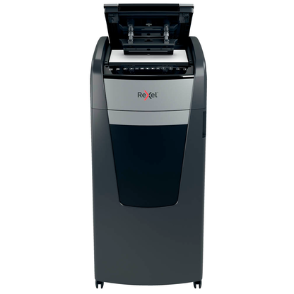 Artikelbild 11 für Rexel Optimum AutoFeed+ 750X Aktenvernichter mit Partikelschnitt P-4, 4 x 28 mm, schwarz, Artikelnummer 429831