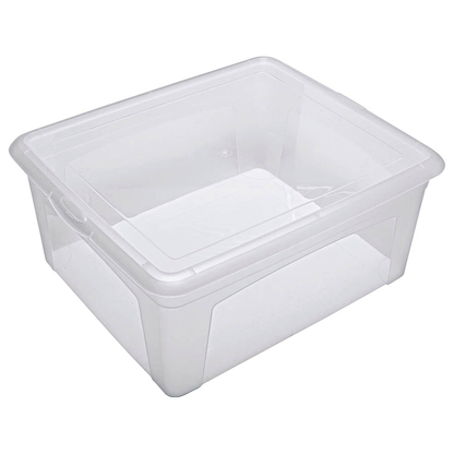 Artikelbild für flink & sauber Aufbewahrungsbox 17,0 l transparent 40,0 x 35,0 x 17,0 cm, 1 St., Artikelnummer 539373