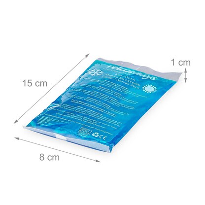 Artikelbild 3 für relaxdays Kühlpads Rechteck 10039564_0 blau 15,0 x 8,0 cm, 12 St., Artikelnummer 140709