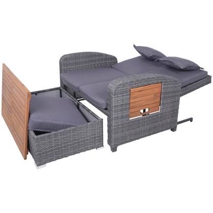 Artikelbild 7 für Garden Pleasure Sonnenliege BARI anthrazit Stahl, Artikelnummer 543993