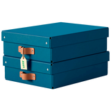 Artikelbild 1 für LEITZ Puro Aufbewahrungsboxen 8,0 l dunkelblau 27,0 x 37,0 x 10,0 cm, 2 St., Artikelnummer 669816