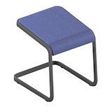 Artikelbild 1 für Quadrifoglio Hocker C-STOOL OCSTOB01/3MB5 hellblau, 1 St., Artikelnummer 670986