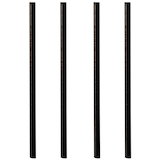 Artikelbild 1 für 100 PAPSTAR Strohhalme pure schwarz, Artikelnummer 821722