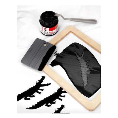 Artikelbild 4 für Marabu Zeichenschablonen-Set Textil schwarz, Artikelnummer 222939