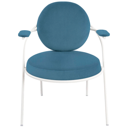 Artikelbild 3 für meet powered by PAPERFLOW Sessel SATURNE blau weiß Kunstleder 70,0 x 73,0 x 88,0 cm, 1 St., Artikelnummer 231401