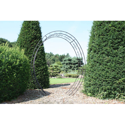 Artikelbild 3 für Garden Pleasure Rankgitter LAMOS Metall schwarz oval 200,0 x 220,0 cm, 1 St., Artikelnummer 285047