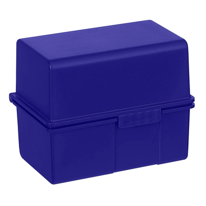 Artikelbild 5 für HAN A8 Karteikasten DIN A8 für 200 Karteikarten blau mit Deckel, Artikelnummer 244792