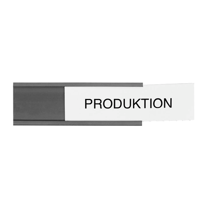 Artikelbild für Legamaster Etikettenhalter magnetisch schwarz 6,0 x 2,0 cm, 54 St., Artikelnummer 195883