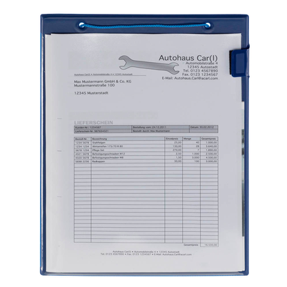 Artikelbild 2 für EICHNER Auftragstaschen blau für EICHNER Planungstafeln, Artikelnummer 753855