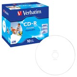 Artikelbild 1 für verbatim CD-R 700 MB bedruckbar, 10 St., Artikelnummer 263140