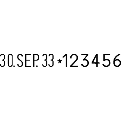 Artikelbild 8 für REINER Paginierstempel Modell 9 selbstfärbend schwarz ohne Logo, 1 St., Artikelnummer 717924