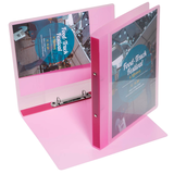 Artikelbild 1 für EICHNER Präsentationsringbuch 2-Ringe rot-transparent 2,5 cm DIN A4, 1 St., Artikelnummer 322133