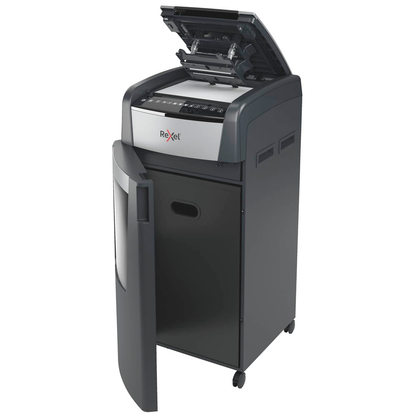 Artikelbild 8 für Rexel Optimum AutoFeed+ 750M Aktenvernichter mit Partikelschnitt P-5, 2 x 15 mm, bis 750 Blatt, schwarz, Artikelnummer 429823