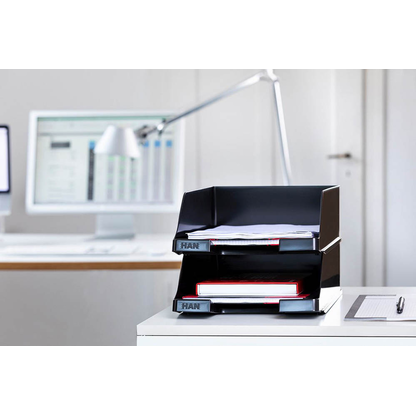 Artikelbild 3 für HAN Briefablagen XXL schwarz DIN A4, 2 St., Artikelnummer 688473