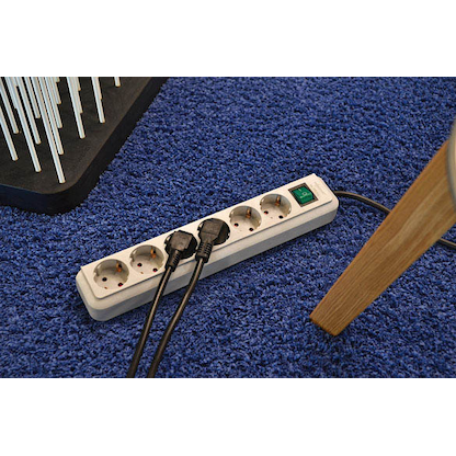 Artikelbild 3 für brennenstuhl Eco-Line 6-fach Steckdosenleiste mit Schalter 1,5 m schwarz, Artikelnummer 554586