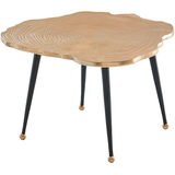 Artikelbild 1 für WOHNLING Couchtisch freiform Aluminium gold 64,0 x 64,0 x 37,0 cm, 1 St., Artikelnummer 166458