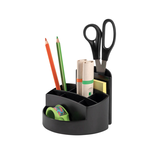 Artikelbild 1 für HAN Schreibtisch-Organizer RONDO KARMA öko-schwarz 100% Recyclingmaterial 9 Fächer 14,0 x 14,0 x 10,9 cm, Artikelnummer 372549