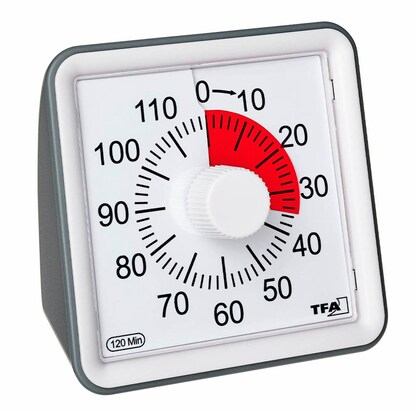 Artikelbild für TFA® Timer Visual silber, 1 St., Artikelnummer 532836