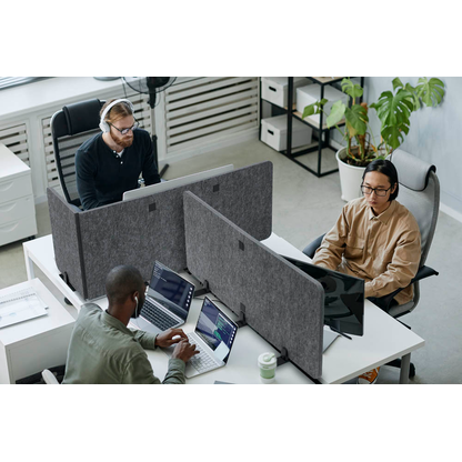 Artikelbild 7 für DURABLE Tischtrennwand EFFECT 313458, anthrazit 120,0 x 50,0 cm, 1 St., Artikelnummer 654279