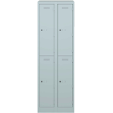 Artikelbild 1 für BISLEY Spind lichtgrau PL3050D2645, 4 Schließfächer 60,0 x 50,0 x 180,0 cm, Artikelnummer 767337