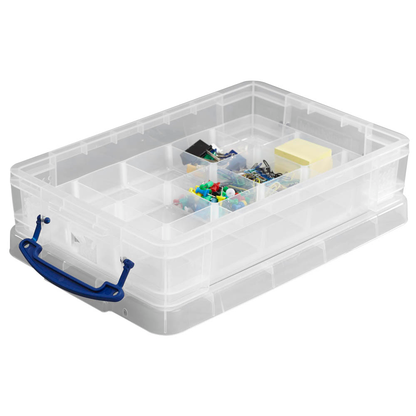 Artikelbild für Really Useful Box Aufbewahrungsbox 4,0 l transparent 39,5 x 25,5 x 8,8 cm, 1 St., Artikelnummer 327849