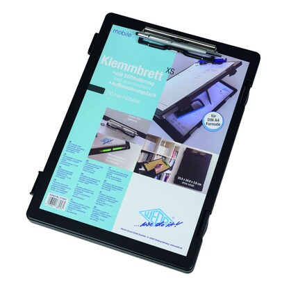 Artikelbild 4 für WEDO Klemmbrett XS 57 5001 DIN A4 schwarz Kunststoff, 1 St., Artikelnummer 462827