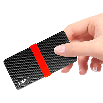 Artikelbild 4 für EMTEC Power Plus X200 1 TB externe SSD-Festplatte schwarz, rot, Artikelnummer 264113