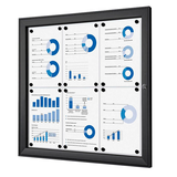 Artikelbild 1 für Showdown® Displays Schaukasten schwarz 6x DIN A4 74,1 x 2,3 x 69,6 cm, 1 St., Artikelnummer 103917