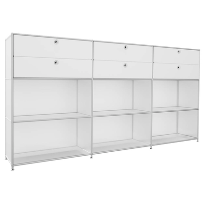 Artikelbild für viasit Sideboard System4, 83913 weiß 227,9 x 40,4 x 118,2 cm, 1 St., Artikelnummer 504326