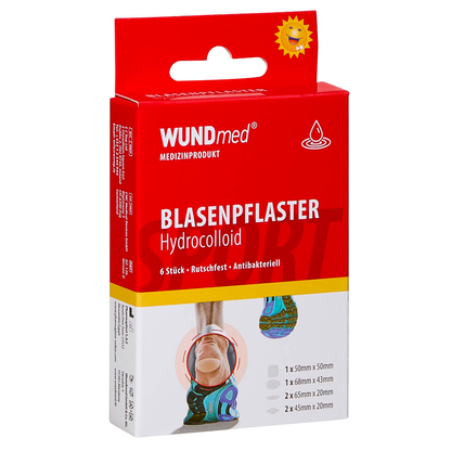 Artikelbild für WUNDmed® Blasenpflaster Sport 02-126 transparent, 6 St., Artikelnummer 470769