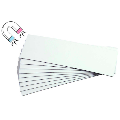 Artikelbild für EICHNER Magnetschilder weiß 3,0 x 7,5 cm, 300 St., Artikelnummer 702799