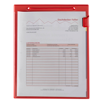 Artikelbild 2 für EICHNER Auftragstaschen rot für EICHNER Planungstafeln, Artikelnummer 753947