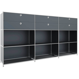 Artikelbild 1 für viasit Sideboard System4, 83914 anthrazit 227,9 x 40,4 x 118,2 cm, 1 St., Artikelnummer 504334