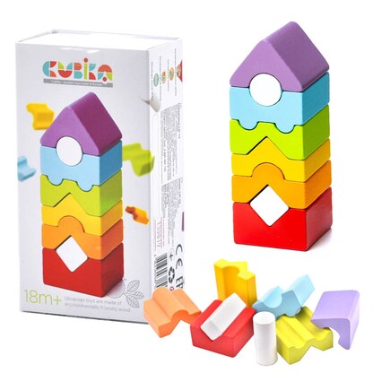 Artikelbild für CUBiKA Stapelturm LD-12 Lernspielzeug, 1 St., Artikelnummer 234227