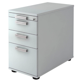 Artikelbild 1 für HAMMERBACHER SC40 Standcontainer lichtgrau 4 Auszüge Stahl-Relinggriff silber 42,8 x 80,0 x 72,0 - 76,0 cm, Artikelnummer 864475