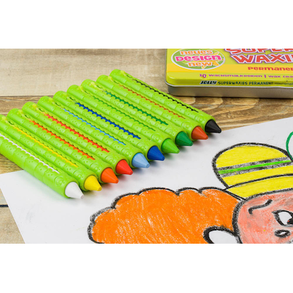 Artikelbild 4 für JOLLY SUPERWAXIES Wachsmalstifte farbsortiert, 10 St., Artikelnummer 478547