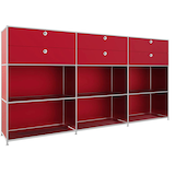 Artikelbild 1 für viasit Sideboard System4, 83915 rubinrot 227,9 x 40,4 x 118,2 cm, 1 St., Artikelnummer 504347