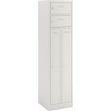 Artikelbild 1 für BISLEY Spind lichtgrau PLF4545D4, 4 Schließfächer 45,0 x 45,0 x 180,0 cm, Artikelnummer 767364