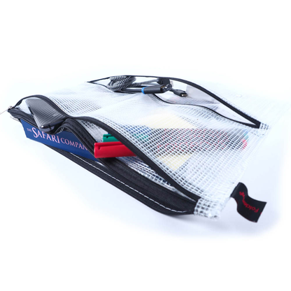 Artikelbild 3 für FolderSys Reißverschlussbeutel DIN A4 transparent/schwarz 0,15 mm, 1 St., Artikelnummer 357293